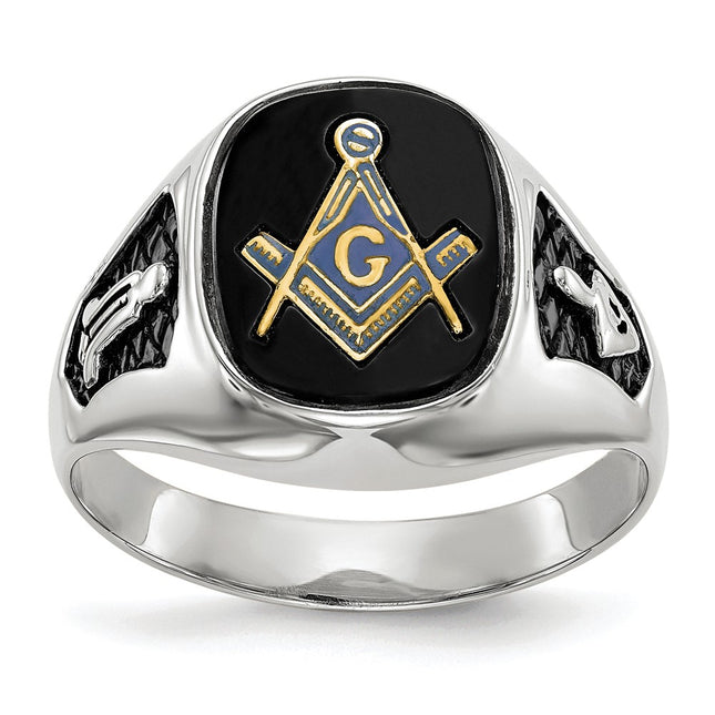 14K white gold ring