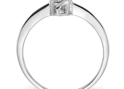 14K white gold ring, alternate view
