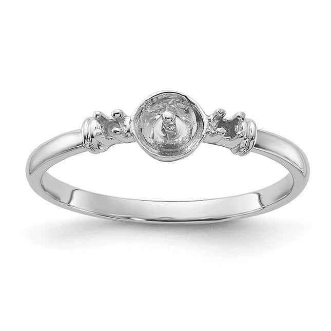 14K white gold diamond ring