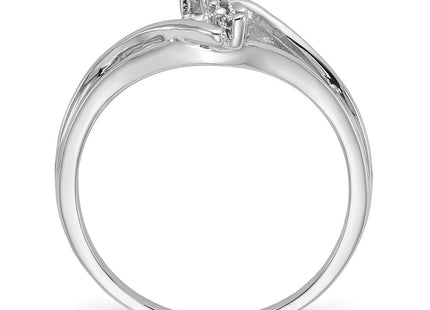 14k White Gold Polished Diamond & Pearl Ring Mounting (Style Y1882)