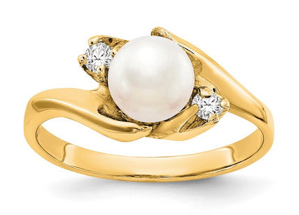 14k Yellow Gold Rings Style Y1932PL - Classique Jewelry Inc.