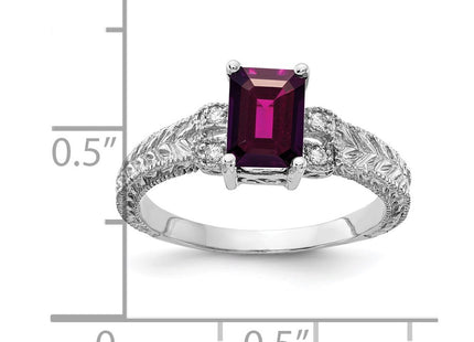 14k White Gold Jewelry Style Y2266RG - Classique Jewelry Inc.