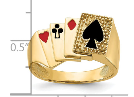 14k Yellow Gold Rings Style Y2717 - Classique Jewelry Inc.