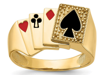 14k Yellow Gold Rings Style Y2717 - Classique Jewelry Inc.