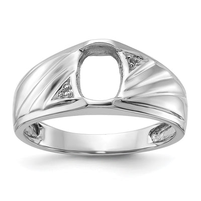 14K white gold diamond ring