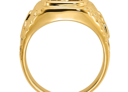 14k Yellow Gold Rings Style Y4035 - Classique Jewelry Inc.