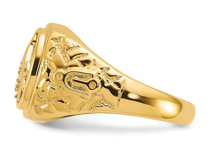14k Yellow Gold Rings Style Y4035 - Classique Jewelry Inc.