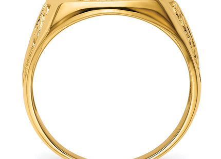 14k Yellow Gold Rings Style Y4041 - Classique Jewelry Inc.