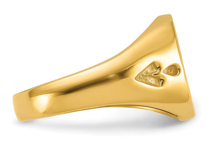 14k Yellow Gold Rings Style Y4047 - Classique Jewelry Inc.