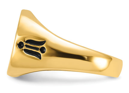 14K gold ring, another view