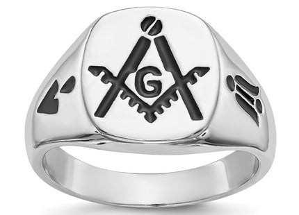 14K white gold ring