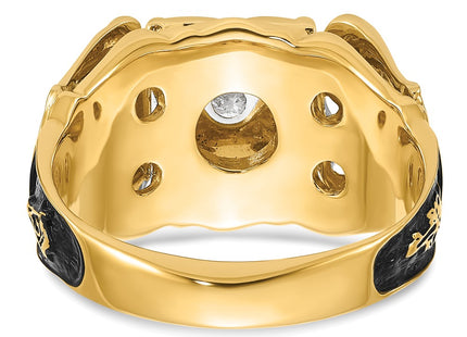 14k Two-tone Rings Style Y4049VS - Classique Jewelry Inc.