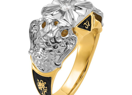 14k Two-tone Rings Style Y4049VS - Classique Jewelry Inc.