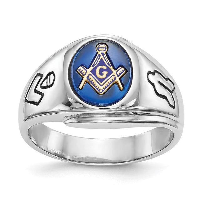 14K white gold spinel ring