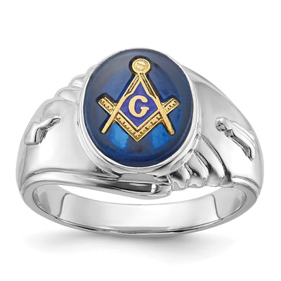 14K white gold spinel ring