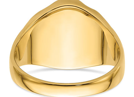 14K gold ring, further view
