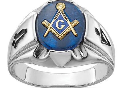 14K white gold spinel ring