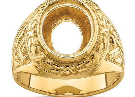 14k Yellow Gold Rings Style Y4072 - Classique Jewelry Inc.