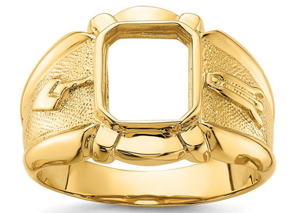 14k Yellow Gold Rings Style Y4076 - Classique Jewelry Inc.