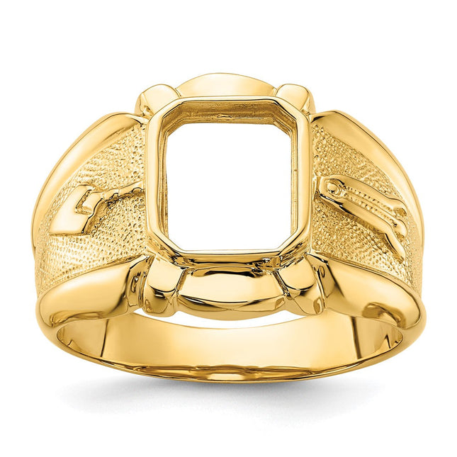 14K gold ring