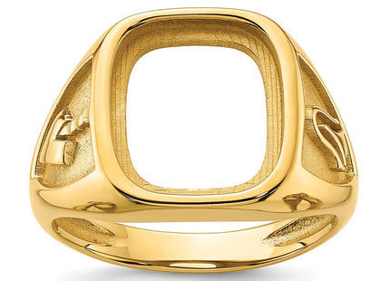 14k Yellow Gold Rings Style Y4084 - Classique Jewelry Inc.