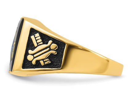 14K gold ring, further view