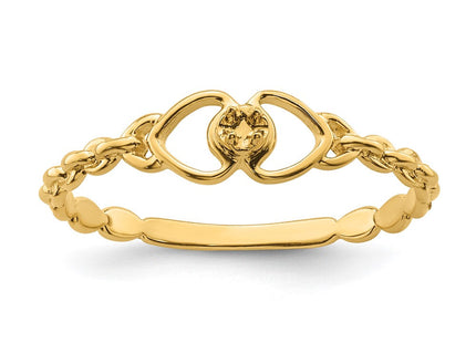 14k .. Diamond Heart Ring Mounting (Style Y4200)