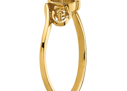 14k Diamond & Pearl Ring Mounting