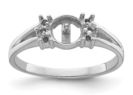 14k White Gold Pearl & Diamond Ring Mounting (Style Y4345)