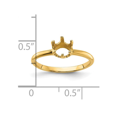 14K Pearl Ring Mounting