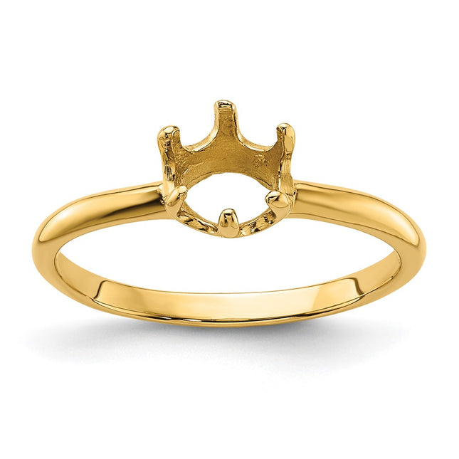 14k Yellow Gold Rings Style Y4352 - Classique Jewelry Inc.