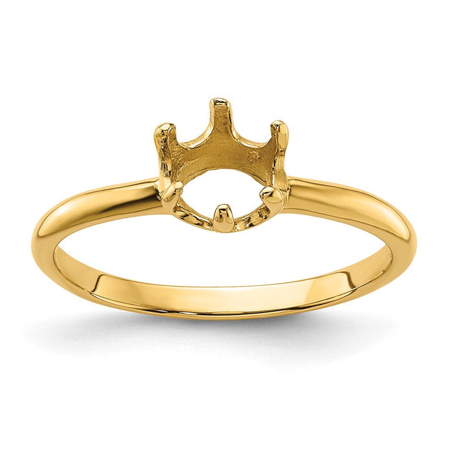 14K gold pearl ring