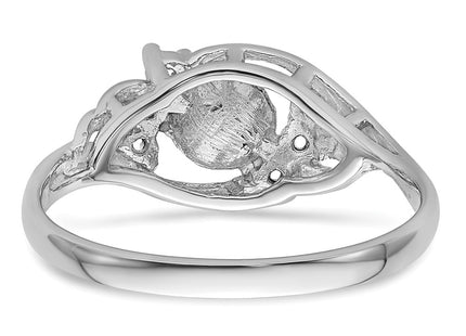 14k White Gold Rings Style Y4362 - Classique Jewelry Inc.