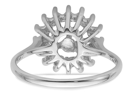14k White Gold Pearl & Diamond Ring Mounting (Style Y4379)