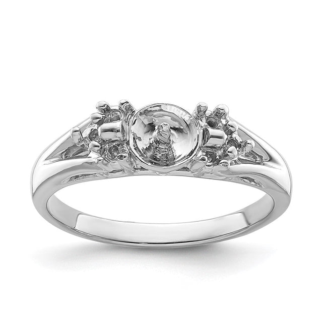14K white gold diamond ring