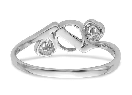 14k White Gold Rings Style Y4393 - Classique Jewelry Inc.