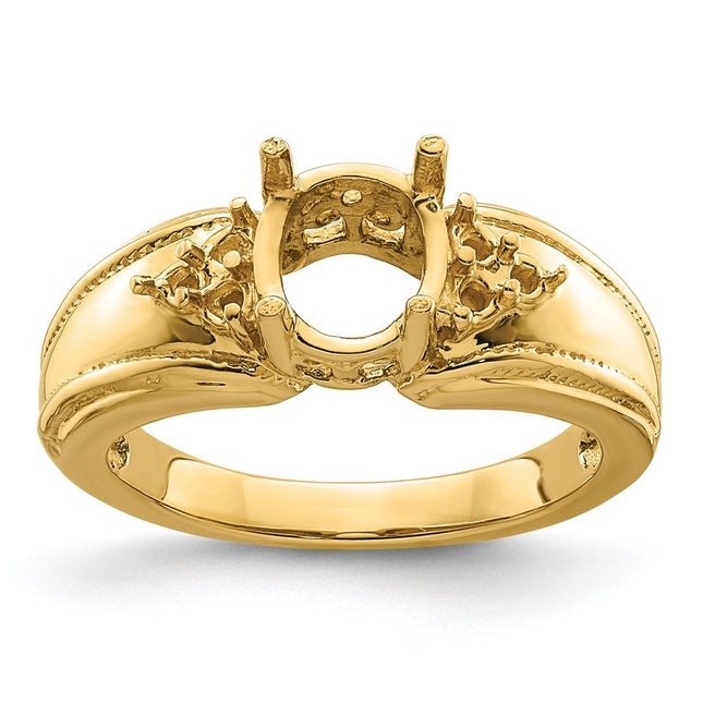 14k Yellow Gold Rings Style Y4452 - Classique Jewelry Inc.