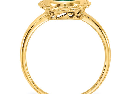 14k Yellow Gold Rings Style Y4494MB - Classique Jewelry Inc.