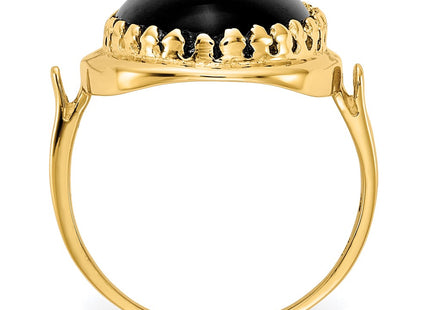 14k Yellow Gold Rings Style Y4500OX - Classique Jewelry Inc.