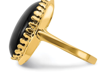 14k Yellow Gold Rings Style Y4500OX - Classique Jewelry Inc.