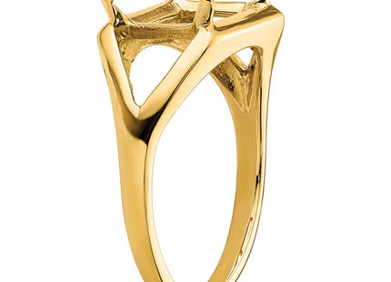 14k Yellow Gold Rings Style Y4538 - Classique Jewelry Inc.
