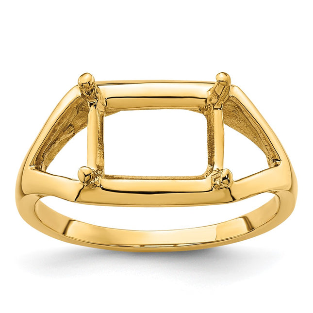 14k Yellow Gold Rings Style Y4538 - Classique Jewelry Inc.