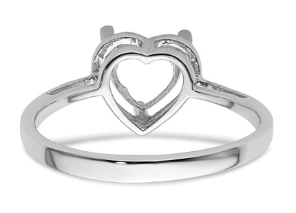 14K white gold ring, another view