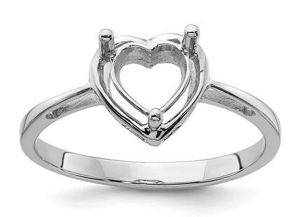 14K white gold ring