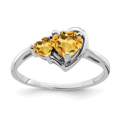 14K white gold ring