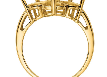 14k Yellow Gold Rings Style Y4583 - Classique Jewelry Inc.