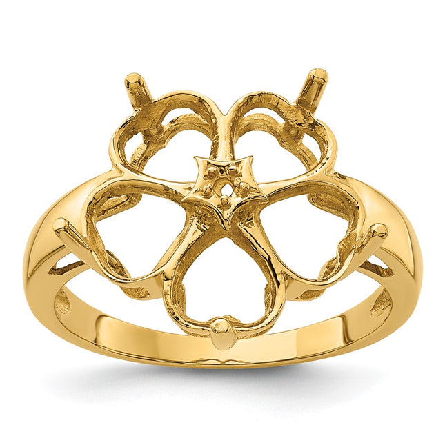 14k Yellow Gold Rings Style Y4583 - Classique Jewelry Inc.