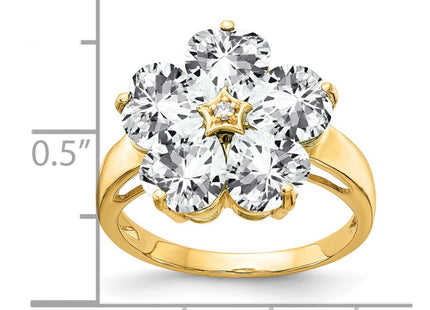 14k Yellow Gold Jewelry Style Y4583CZ - Classique Jewelry Inc.