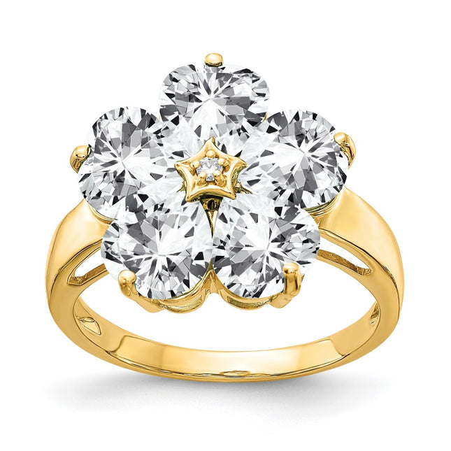 14k Yellow Gold Jewelry Style Y4583CZ - Classique Jewelry Inc.