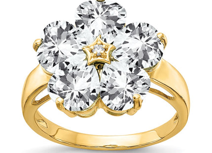 14k Yellow Gold Jewelry Style Y4583CZ - Classique Jewelry Inc.